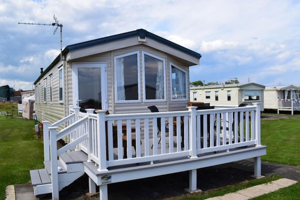 Cosy & Modern Private Seaview Caravan North Seaton Luaran gambar