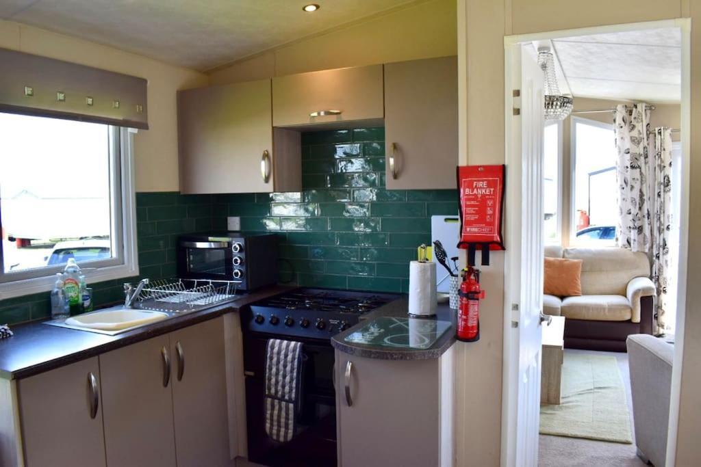 Cosy & Modern Private Seaview Caravan North Seaton Luaran gambar