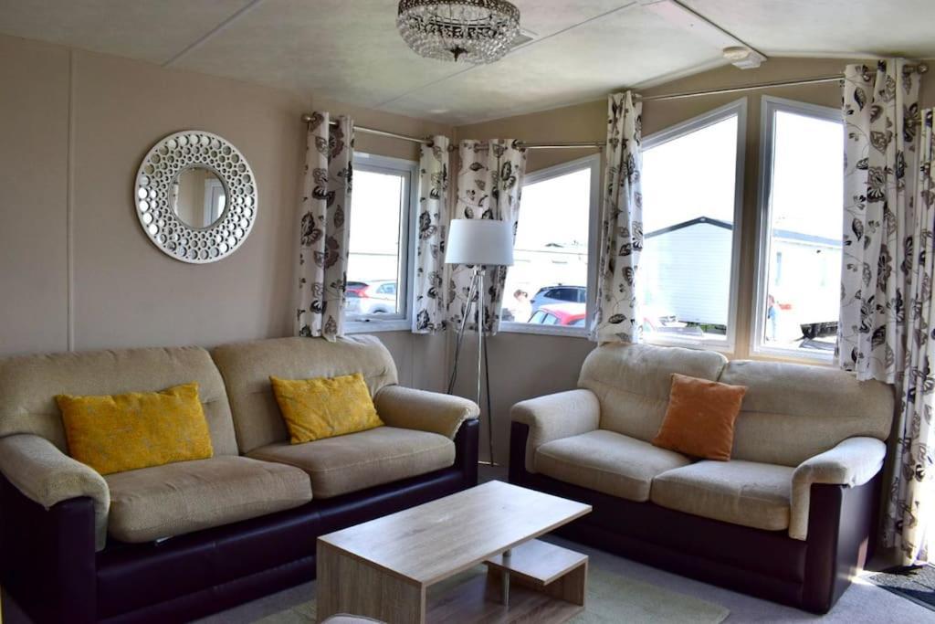 Cosy & Modern Private Seaview Caravan North Seaton Luaran gambar