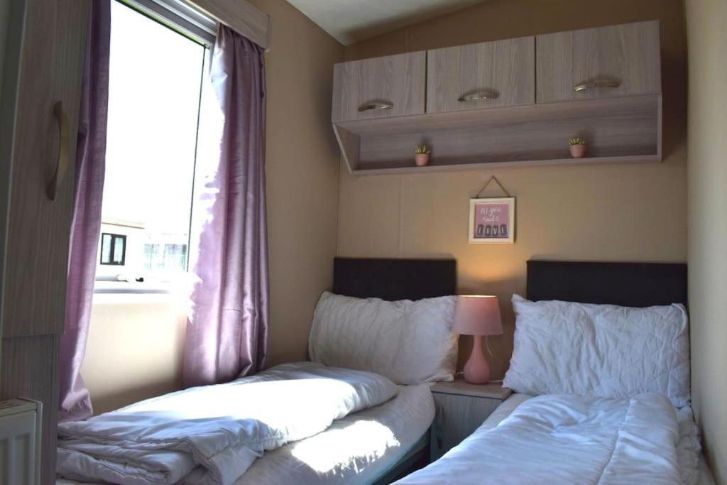 Cosy & Modern Private Seaview Caravan North Seaton Luaran gambar