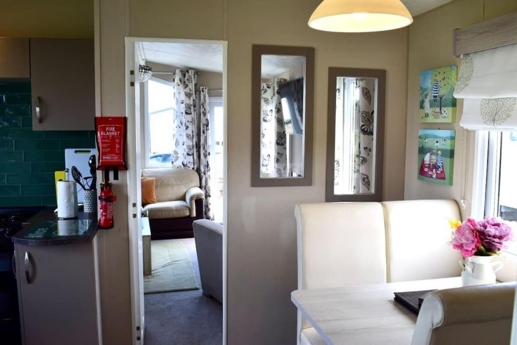 Cosy & Modern Private Seaview Caravan North Seaton Luaran gambar